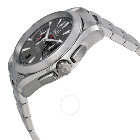 Omega Seamaster Aqua Terra Chronograph GMT Automatic Chronometer Grey Dial Men's Watch 23110435206001 231.10.43.52.06.001