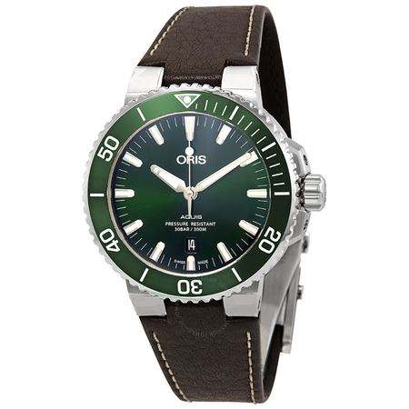 Oris Aquis Automatic Green Dial Men's Watch 01 733 7730 4157-07 5 24 10EB