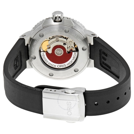 Oris Aquis Blue Dial Automatic Ladies Rubber Watch 01 733 7731 4135-07 4 18 64FC
