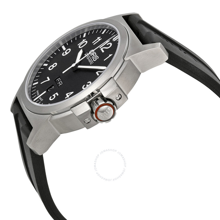 Oris BC3 Automatic Black Dial Black Rubber Men's Watch 735-7641-4164RS 01 735 7641 4164-07 4 22 05