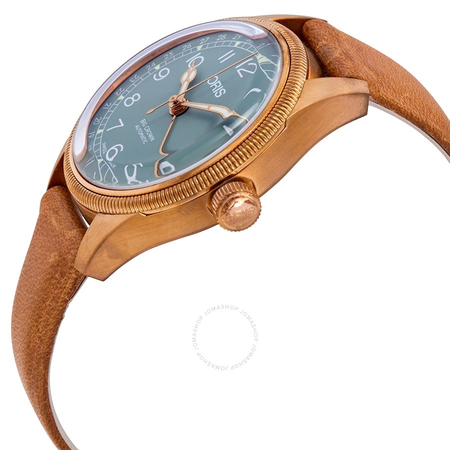 Oris Big Crown Bronze Pointer Date Automatic Green Dial Ladies Watch 01 754 7749 3167-07 5 17 66BR