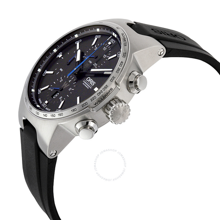 Oris Williams Chronograph Automatic Black Dial Black Rubber Men's Watch 01 774 7717 4154-07 4 24 50