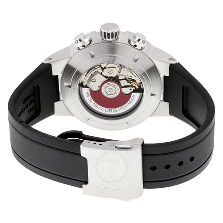 Oris Williams Chronograph Automatic Black Dial Black Rubber Men's Watch 01 774 7717 4154-07 4 24 50
