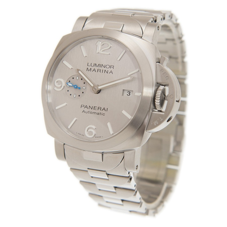 Panerai Luminor 1950 Marina Acciaio Automatic Silver Dial Unisex Watch PAM00978