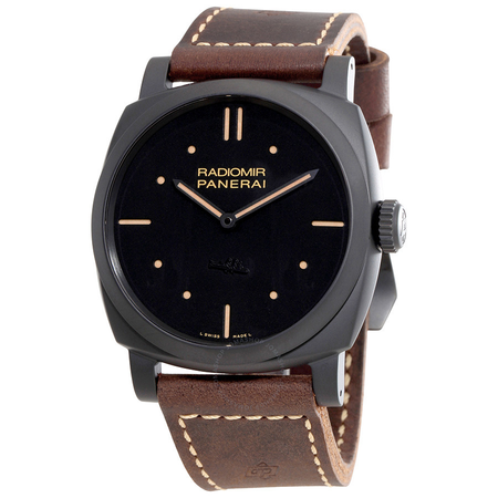 Panerai Radiomir 1940 3 Days Ceramica Black Dial Men's Watch PAM00577