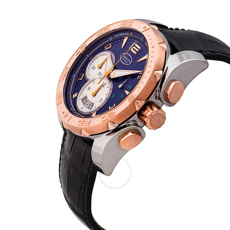 Parmigiani Fleurier Pershing 005 Chronograph Automatic Blue Dial Men's Watch PFC528-3102500-XA3142