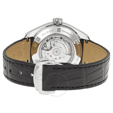 Omega Aqua Terra Black Dial Black Leather Ladies Watch 23113342001001