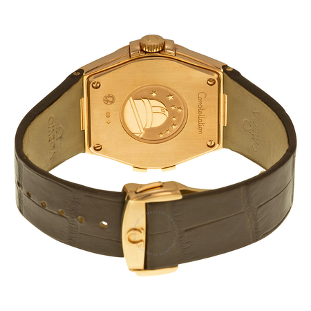 Omega Constellation 18kt Rose Gold Brown Dial Ladies Watch 12353356063001 123.53.35.60.63.001