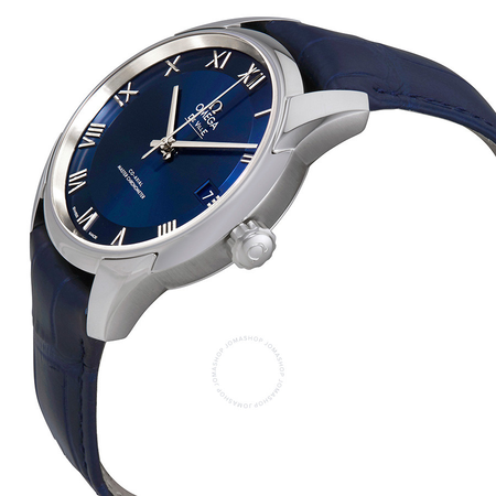 Omega De Ville Hour Vision Automatic Chronometer Blue Dial Men's Watch 433.13.41.21.03.001