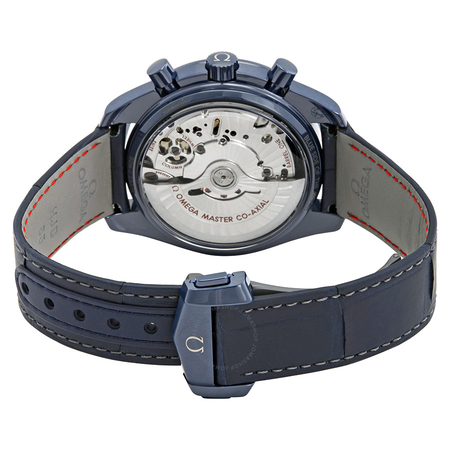 Omega Speedmaster Blue Ceramic Dial Automatic Men's Moonphase Watch 304.93.44.52.03.001