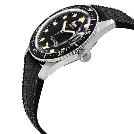 Oris Divers Sixty-Five Black Dial Automatic Men's Rubber 01 733 7720 4054-07 4 21 01 733 7720 4054-07 4 21 18