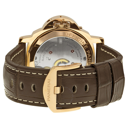 Panerai Luminor Marina Brown Dial 18kt Rose Gold Men's Watch PAM00511