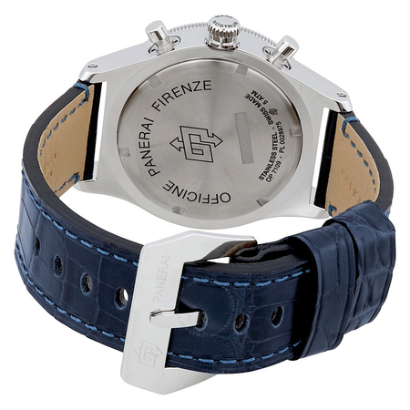 Panerai Mare Nostrum Acciaio Chronograph Blue Dial Men's Watch PAM00716