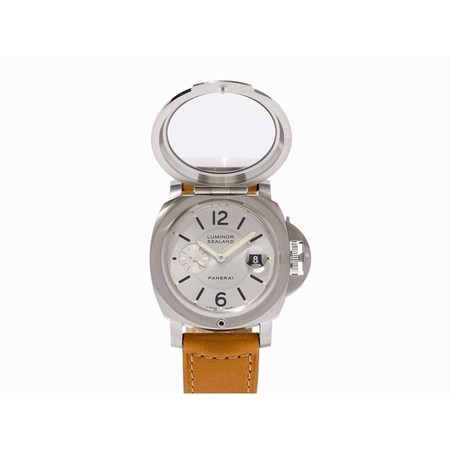 Panerai Sealand Florida Panther Purdey Limited Edition Automatic Chronometer Silver Dial Men's Watch PAM 845