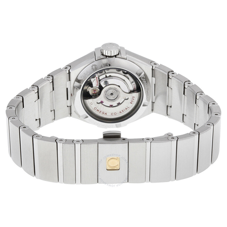 Omega Constellation Co-Axial Blue Mother of Pearl Diamond Dial Stainless Steel Ladies Watch 123.10.27.20.57.001