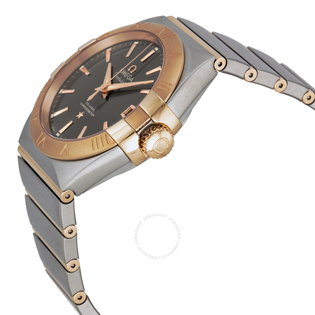 Omega Constellation Automatic Grey Dial Steel and 18kt Rose GoldMen's Watch 123.20.38.21.06.002