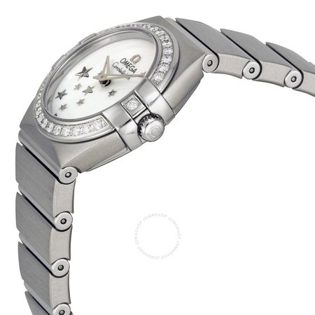 Omega Constellation Star Mother of Pearl Dial Stainless Steel Ladies Watch 12315246005003 123.15.24.60.05.003