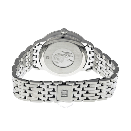 Omega De Ville Prestige  Automatic White Mother of Pearl Diamond Dial Stainless Steel Ladies Watch 42410332055001 424.10.33.20.55.001