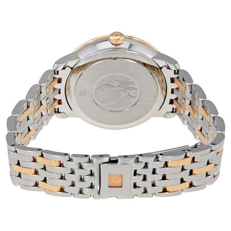 Omega De Ville Prestige Co-Axial Silver Diamond Dial Ladies Watch 424.20.33.20.52.001