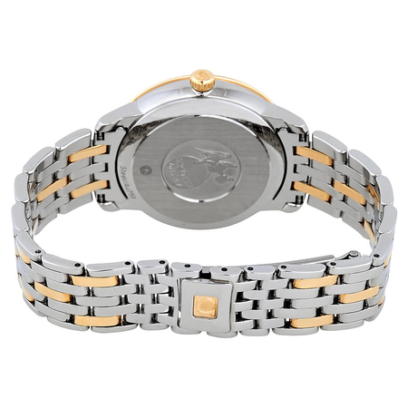 Omega De Ville Prestige Mother of Pearl Diamond Dial Steel and 18K Yellow Gold Ladies Watch 42420332055002 424.20.33.20.55.002