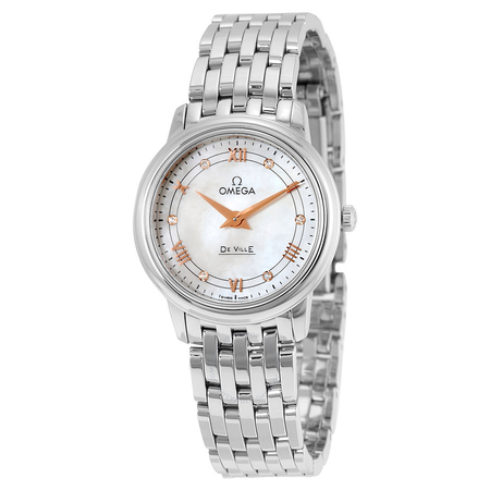 Omega DeVille Mother of Pearl Dial Ladies Watch 42410276055001 424.10.27.60.55.001