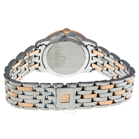 Omega DeVille Prestige Mother of Pearl Staless Steel and 18kt Gold Ladies Watch 424.20.27.60.05.002