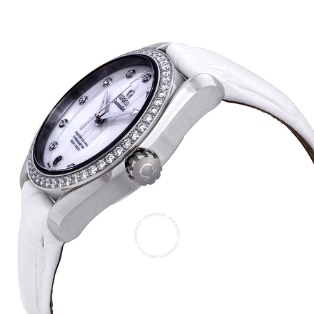 Omega Seamaster Aqua Terra Automatic Diamond White Mother of Pearl Dial Ladies Watch 231.18.39.21.55.001