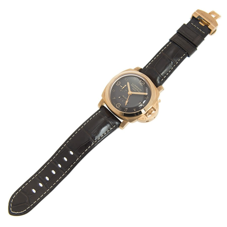 Panerai Luminor 1950 10 days Oro Rosa Kuwait City Boutique Automatic Brown Dial Men's Watch PAM00488
