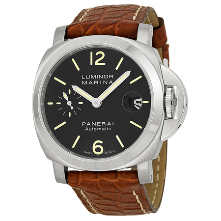 Panerai Luminor Marina Automatic Black Dial Men's Watch PAM00048