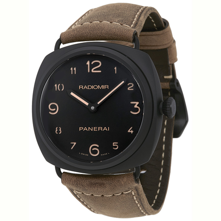 Panerai Radiomir Black Dial Men's Hand Wound Watch PAM00613