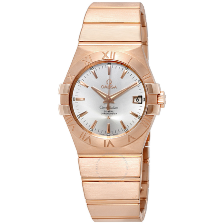 Omega Constellation Automatic Silver Dial Ladies Watch 123.50.35.20.02.001