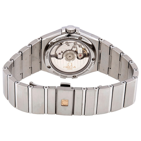 Omega Constellation Co-Axial Automatic Chronometer Diamond Silver Dial Ladies Watch 123.15.35.20.52.001