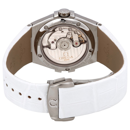Omega Constellation Co-Axial Automatic Chronometer Diamond White Mother of Pearl Dial Ladies Watch 123.18.35.20.55.001