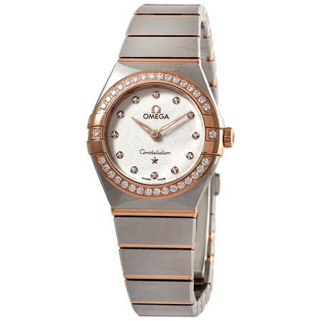 Omega Omega Constellation Manhattan Diamond Silver Dial Ladies Watch 131.25.25.60.52.001 131.25.25.60.52.001