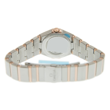 Omega Constellation Manhattan Quartz Diamond Brown Dial Ladies Watch 131.25.25.60.63.001