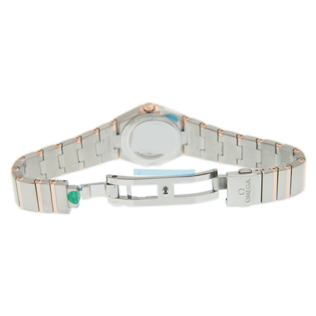 Omega Constellation Manhattan Quartz Diamond Brown Dial Ladies Watch 131.25.25.60.63.001