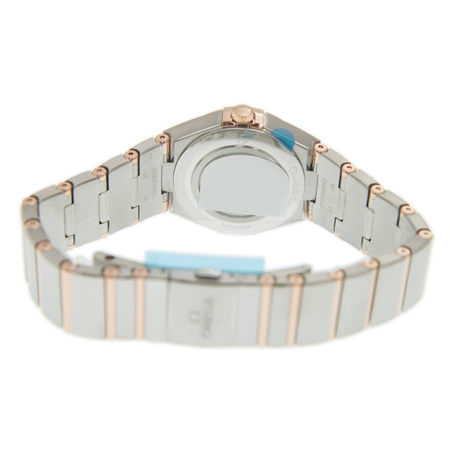 Omega Constellation Manhattan Quartz Diamond Brown Dial Ladies Watch 131.25.28.60.63.001