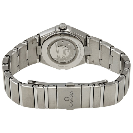 Omega Constellation Manhattan Quartz Diamond Grey Dial Ladies Watch 131.10.25.60.56.001
