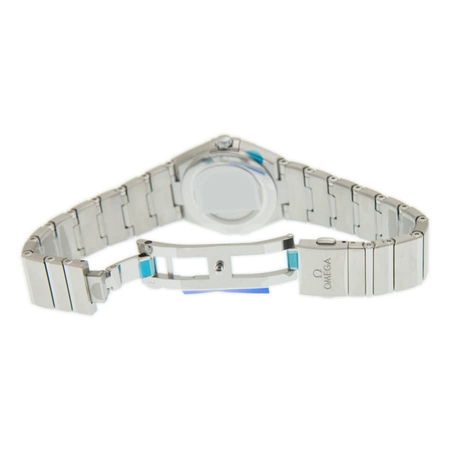Omega Constellation Manhattan Quartz Diamond Grey Dial Ladies Watch 131.15.28.60.56.001