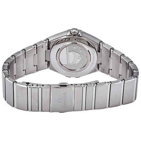 Omega Constellation Manhattan Quartz Diamond Silver Dial Ladies Watch 131.10.28.60.52.001