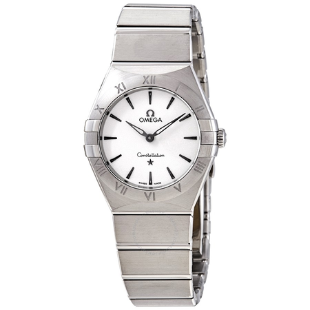 Omega Constellation Manhattan Quartz Silver Dial Ladies Watch 131.10.28.60.02.001