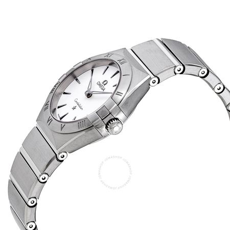 Omega Constellation Manhattan Quartz Silver Dial Ladies Watch 131.10.28.60.02.001