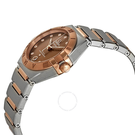 Omega Constellation Manhattan Sun-brushed Brown Diamond Dial Ladies Watch 131.20.29.20.63.001