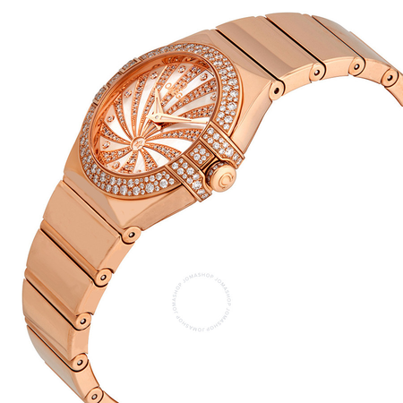 Omega Constellation Mother of Pearl Diamond Dial Ladies Watch 123.55.27.60.55.013