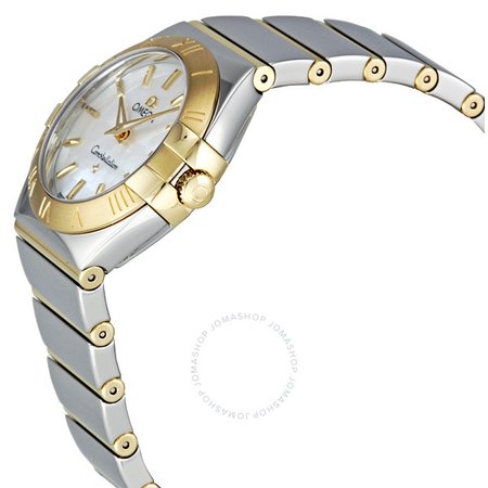 Omega Constellation Mother of Pearl Dial Steel and Yellow Gold Ladies Watch 123. 123.20.27.60.05.004