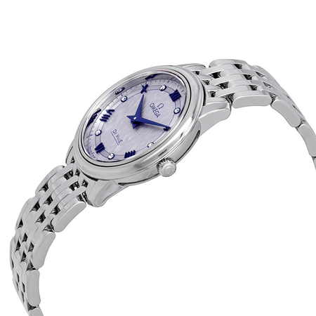 Omega De Ville Diamond Grey Dial Ladies Watch 424.10.27.60.56.002