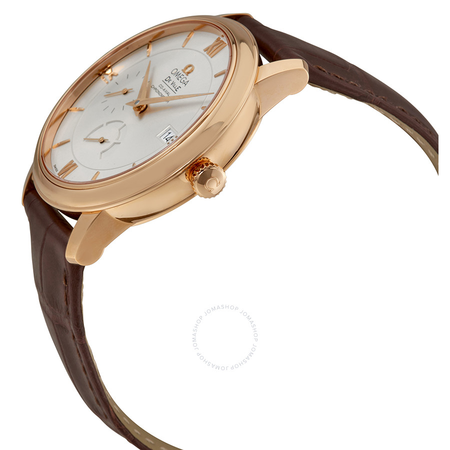 Omega De Ville Prestige Silver Dial 18klt Rose Gold Automatic Men's Watch 42453402102001