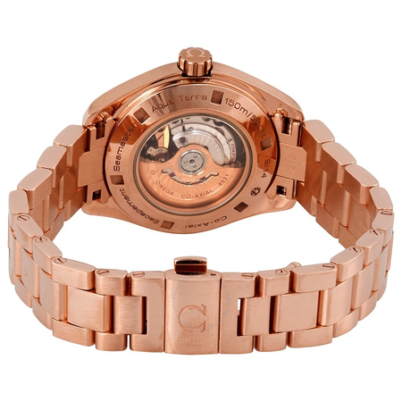 Omega Seamaster Aqua Terra 18kt Rose Gold Automatic Ladies Watch 231.55.34.20.55.002
