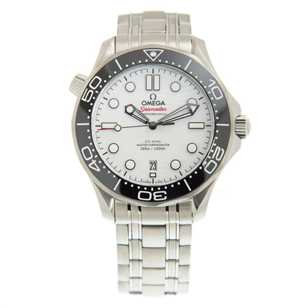 Omega Seamaster Automatic Chronometer White Dial Men's Watch 210.30.42.20.04.001