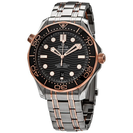Omega Seamaster Automatic Black Dial Men's Watch 210.20.42.20.01.001